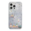 Funda Láser Colorida con Forma de Galleta para iPhone 17 Pro Max, Compatible con Modelos de Agujero Grande 14/15, Anticaídas para 13