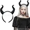Diadema de Cuernos de Maléfica en Stock, Cuernos de Demonio para Fiesta de Disfraces