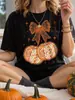 Transfronterizo 180Gemery Rose Halloween Calabaza Fantasma Estampado Talla Grande t