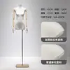 Maniquíes de Exhibición para Tienda de Ropa, Exhibidores de Ropa para Mujer, Accesorios para Escaparates, Cuerpo Plano, Muñeco de Pecho Plano, Maniquí de Medio Cuerpo, Muñeca Maniquí Estilo Coreano