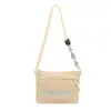 Bolsa Pequeña Cuadrada Bordada Estilo Japonés Primavera/Verano 2026 Bolsa Cruzada Ligera Dopamina Bolsa para Teléfono de Viaje Casual Bolso de Hombro para Mujer