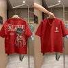 Camiseta de Manga Corta 100% Algodón para Niños Camisetas Estampadas Holgadas de Verano para Niños Mayores Camiseta Casual de Manga Media para Niños