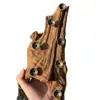 Soportes para bolas de cristal al por mayor, soportes para bolas de madera envejecida, soportes esféricos de madera maciza, bases para incienso, artículos decorativos elegantes