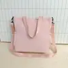 Bolso bandolera de gran capacidad de color contrastante estilo universitario bolso de hombro único para chica japonesa bolso de mano para estudiante para tutorías