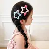 Pinzas BB color dopamina, lindas pinzas para el pelo de oso y estrella para niñas, pinzas para flequillo lateral de niños, hermosos pasadores pequeños, accesorios para el cabello