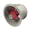 Ventilador Axial de Fluxo Axial com Duto T35-11 Planta Industrial Grande Volume de Ar Baixo Ruído Fibra de Vidro Posto Axial