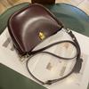 Bolso de Mujer 2024 Nuevo Bolso de Hombro de Alta Gama Bolso Dumpling Ligero Cuero Genuino Combinación Total Casual Cruzado Bolso de Mujer