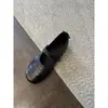 Versão em pele de ovelha~Sapatos Mary Jane macios vintage com uma única tira e fecho de velcro, bico redondo, corte baixo, sapatilhas flat