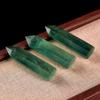 Aprobado Directamente por el Fabricante, Prisma Hexagonal de Fluorita Azul, Fluorita Verde Natural, Cristal de Fluorita Cortado, Pulido y Brillante, Columna de Cristal Natural