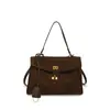 Bolsa de ombro retrô europeia e americana transfronteiriça, nova bolsa tote popular de grande capacidade para o dia a dia, bolsa de mão e bolsa transversal simples e versátil