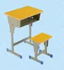 Escritorio y Silla Estudiante Elevables Engrosados Clase de Tutoría para Primaria y Secundaria Escritorio y Silla de Entrenamiento Individual Doble Fabricante