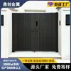 Directo de Fábrica Aleación de Aluminio Puerta de Patio Villa Puerta Exterior Arte de Aluminio para Exteriores Puerta de Jardín