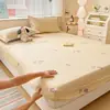 Sábana bajera estampada 100% algodón, se vende individualmente o en juego de tres, para protección del colchón, con diseño antideslizante y a prueba de polvo