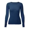 Tops de Otoño e Invierno de Secado Rápido Transfronterizos para Mujer, para Deportes, Correr, Fitness, Transpirables, Camiseta de Yoga, Ropa de Yoga Seamless de Una Pieza