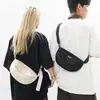 Bolsa de Peito Masculina Marca Tendência Bloco de Cores Bolsa Transversal Esportiva Casual Bolsa Frontal de Peito Feminina Estudantes Bolsa para Celular Grande Capacidade Bolsa de Ombro Único