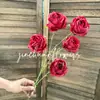 5 Rosas de Montaña Nevada, Rosas de Ensueño, Flores Artificiales, Flores para Bodas, Arreglos Florales para Salón de Bodas, Adornos de Decoración para el Hogar