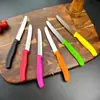 Cuchillo para Bistec de Acero Inoxidable Transfronterizo Dentado Cuchillo Occidental Vajilla para Restaurante Hotel Camping Cuchillo para Bistec Occidental en stock