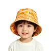 Sombrero de Cubo de Nuevo Estilo Transfronterizo con Estampado de Frutas para Niños, Sombrero de Sol para Playa de Primavera y Verano, Sombrero de Sol Versátil, Sombreros al por Mayor