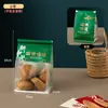 Nova bolsa de pão estilo chinês com fecho de arame, bolsa de cozimento para pão, pão de forma fatiado, croissants, biscoitos e bolsa de embalagem para pão