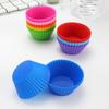 Molde redondo para hornear pasteles Mafen de 7 cm, multicolor, para tartas, venta directa de fábrica