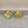 Shenzhen Shuibei Mismo Estilo Oro Puro 999 Tesoro de la Fortuna Aleación Gato de la Suerte Adhesivo Dorado para Teléfono Móvil para Atraer Riqueza Tienda de Oro