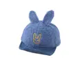 Gorra de Felpa para Bebé de 2 Años, Cálida, Plegable, con Orejas de Conejo y Cara Sonriente, Gorra Plana de Ala Suave para Niños, Otoño Temprano