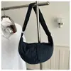 Grande Capacidade 2026 Nova Simples Casual Moda Bolsa de Dumpling Textura de Alto Padrão Bolsa de Ombro Único Transversal Mais Vendido Transfronteiriço