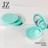 Pedido Jinze: Estuche Compacto de Polvo Redondo con Espejo y Cierre, Estuche para Rubor, Materiales de Empaque de Tubo Vacío de Plástico