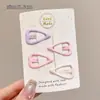 Elegantes pasadores laterales para niñas, lujo ligero y lindos pasadores infantiles, pasadores exquisitos de Yiwu, accesorios para el cabello