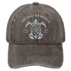 Cross-border Algodão Lavado Chapéu Impresso Old Torre Hat Masculino Comércio Exterior Retrô Baseball Cap Explosões Soft Top Sun Hat