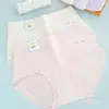 Ropa interior para niñas, Algodón puro 7A, Entrepierna antibacteriana, Suave, Cómoda, Transpirable, Algodón de fibra larga, No sudorosa, Calzones para niñas de secundaria