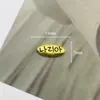 Nuevo Parche Ovalado Inglés de Aleación Hecho a Mano DIY Accesorios para el Cabello Funda para Teléfono Móvil Accesorios para Bolsos Joyería Coreana Retro