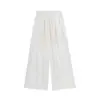 Pantalones de Talla Grande para Mujer Estilo Old Money ALINDM, Verano Delgados Caídos 100kg Sueltos Rectos Casuales