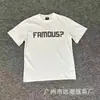 Transfronterizo Nuevo Cort Camiseta de Manga Corta Alcatraz Logo de Letras Estampado Cuello Redondo Casual Americano Holgada Media Manga
