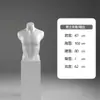 Mannequin Masculino para Exibição de Roupas Íntimas, Suporte de Exibição de Mannequin Masculino Preto para Loja de Roupas