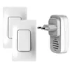 Timbre Inalámbrico Doméstico Auto-Generador con Alto Volumen y Control de Larga Distancia Impermeable 433 Control Remoto Timbre Llamador