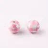 Cuentas Cuadros de Color Hechas a Mano Personalizadas 16mm20mm Cuentas Redondas Perforadas Manualidades Decorativas Cuentas Cuadros Fábrica