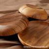 Fabricante de Cuencos Redondos para Condimentos y Palillos de Nogal Sudamericano, Madera de Acacia Corta Base Plana Madera Maciza Gruesa Envío Transfronterizo