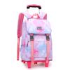 Mochilas Escolares con Ruedas Transfronterizas para Estudiantes de Primaria en Grados 2, 3, 4, 5 y 6, Mochila de Doble Uso para Subir Escaleras con Envío Directo de Una Pieza