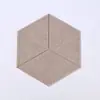 Tablero de Fieltro Fibra de Poliéster Tablero Absorbente de Sonido Hexagonal Adhesivo de Pared Interior Tablero de Exhibición Decorativo de Pared Tablero Aislante de Sonido