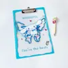 Prancheta Clip A4 para Estudante Pasta de Plástico Rígido de Alto Valor Prancheta para Escrever Lição de Casa Material de Arquivo de Provas Prancheta de Clip para Escrita