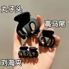 Moderna pinza de pelo de calabaza esmerilada para mujer, adecuada para coletas altas, previene el desplome, fácil de usar, práctica, duradera y portátil
