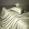 Juego de ropa de cama auténtico de algodón egipcio de fibra larga de 100 hilos, cuatro piezas, lujo ligero con sensación de alta gama, juego de ropa de cama premium 100% algodón puro Clase A 4