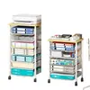 Estante de Almacenamiento de Escritorio Organizador de Archivos de Datos Multicapa Gran Capacidad Estante de Almacenamiento de Archivos Extraíble Oficina