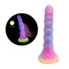 Color brotes de bambú luminosos tapón anal de forma especial dispositivo de masturbación aparato sexual femenino estimulación masaje anal abierto juguetes sexuales para adultos