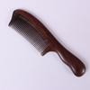 Atacado de fábrica produtos de segunda classe 18-20cm Forma de pente de madeira Ébano pente de cabelo cabo de bola pente de madeira de dente fino pente de cabelo