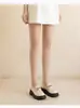 Hermosos Calcetines Transparentes 0D para Dar Forma a las Piernas Primavera y Verano, Mejoradores de la Piel, Naturalmente Resistentes a Enganches, Ocultadores, Medias Mejoradoras de la Piel, Medias Negras, Efecto Piernas Desnudas