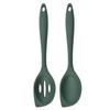 Utensilios de Cocina Cuchara de Silicona Cuchara Todo Incluido Cuchara Doméstica Más Densa Cuchara Mediana para Niños Mezclando Cuchara Salah