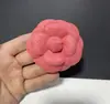 Horquilla Floral de Bambú de Alta Gama de 6.6 cm con Diseño de Flor de Camelia, Accesorio para el Cabello, Broche