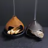 Cerámica Incienso Montaña Fuji Chimenea Pequeña Cedro Salvia Estufa de Aromaterapia Madera Sagrada Quemador de Incienso Purificador Adornos de Atmósfera para el Hogar